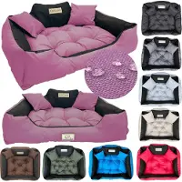 AIO Factory KINGDOG - Hondenbed - 75x65 cm - Rood - Wodoodproef - Personaliseerbaar