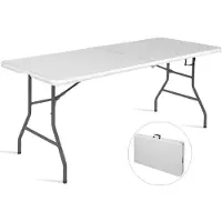 Costway Opklapbare tafel, campingtafel, inklapbare tafel, tuintafel, bijzettafel, biertafel, eettafel, balkontafel, inklapbare tafel