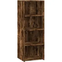 Syfax Hoge kast 45x41x124 cm bewerkt hout gerookt eikenkleurig