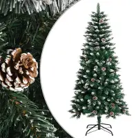 Prolenta Maison Exclusive - Kunstkerstboom met standaard, groen, 120 cm, PVC