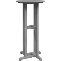 Syfax Bartafel Lichtgrijs 55 x 55 x 107 cm Polyetheen