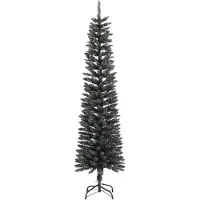 Syfax Kunstkerstboom met standaard smal 180 cm PVC groen