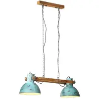 Syfax Hanglamp 25 W E27 85x28x109 cm verweerd blauw