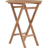 Prolenta Maison Exclusive - Opklapbare tuintafel 60x60x75 cm, massief teakhout