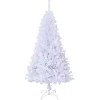 Prolenta Maison Exclusive - Kunstkerstboom met dikke takken, wit, 150 cm, PVC