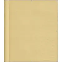 vidaXL Balkonscherm 120x700 cm 100% oxford polyester zandkleurig