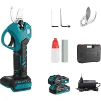 OEM Accu-telescoopschaar, verstelbaar handvat, efficiënt snijden, met 2 batterijen, merk Blau