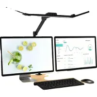 OEM Bureaulamp, verstelbare armen, dimbaar LED-licht, zwart, 24W