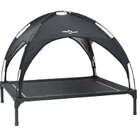 Syfax Hondenbed Zwart 104 x 86 x 84,5 cm Staal