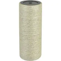 The Living Store De Living Store krabpaal voor katten, 8x20 cm, 8 mm dik, beige