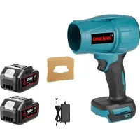 OEM Turboblazer, 2000W vermogen, borstelloze motor, set met 2 batterijen, 588VF