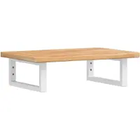Syfax Badkamer wandschap staal en massief eikenhout