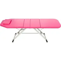 OEM Massagetafel, draagbaar ontwerp, afneembaar kussen, roze