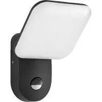 ITALUX 12W LED-buitenwandlamp met NAMMI 3K D-SENSOR-sensor, model OWL-6206-S-3K, merk