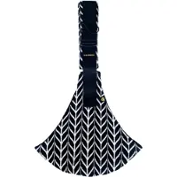 Wildride Babytrage - Feathers - Schwarz/Weiß - - One Size - Babytragen