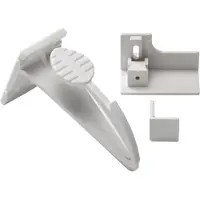 BabyDan Kinderveiligheid - Easy Fix Opberglade-/Kastslot - Wit - - OneSize - Sloten