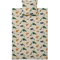 Liewood Beddengoed - Carmen - Baby - Dinosaurs/Mist - - Baby - Beddengoed - Baby