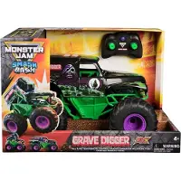 Monster Jam Smash And Bash Grave Digger Radio Controlled Car Groen