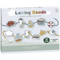 Little Dutch Houten Rijgkralen Sailors Bay - educatief speelgoed