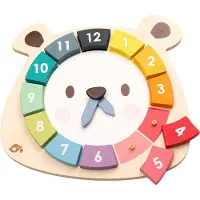 Tender Leaf Toys Houten Speelgoed - Leer de klok kennen - Nummers en - - OneSize - Speelgoed