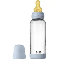 BIBS Glass Baby Bottle Latex Medium Flow - 240ml
