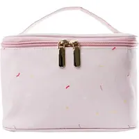 Oh Flossy cosmetische tas - Roze m. Confetti - - OneSize - Toilettassen