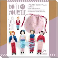 Djeco Kreativset - Worry Dolls DIY - Sweet Night - - One Size - Kreatives Spielset