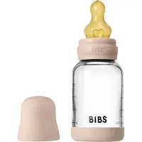 BIBS Glass Baby Bottle Latex Slow Flow - 120 ml