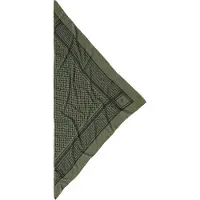 Lala Berlin Schal - 162 x 85 - Dreieck Trinity - Moos/Asphalt - - One Size - Schals