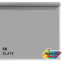 Superior Achtergrondpapier 58 Slate Grey 1,35 x 11m