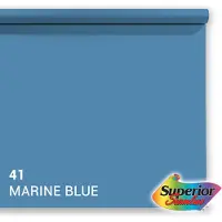 Superior Achtergrondpapier Marine Blue 1.35m x 11m