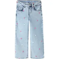 Name it Jeans 'NMFrose' blauw denim / lichtroze / wit
