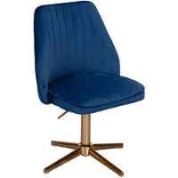 Wohnling Draaistoel Niet afsluitbaar 600 x 600 x 1.000 mm Blauw