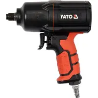 YATO Impact schroevendraaier - - YT-09544 - 1/2" - 7000 RPM - 1700 Nm - Zwart, Oranje