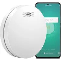 Aroha Smart Connect & Link Rookmelder - 10 jaar batterij - Slimme & koppelbare brandmelder met app Tuya & Smartlife - Draadloos koppelbaar