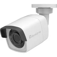 LevelOne IPCam FCS-5202 Dome In 4MP H.265 IR6.6W PoE, Netwerkcamera, Wit