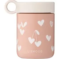 Liewood Kiani bedrukte voedselthermos Sweethearts-pale tuscany