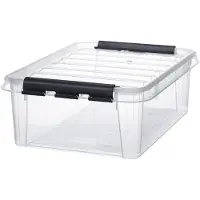 Smartstore Classic Kunststof Opbergdoos 20 l Met deksel Transparant 39 x 50 x 18 cm