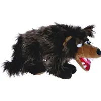 Living puppets Living puppet Handpop wolf 50cm buikspreekpop sprookjes