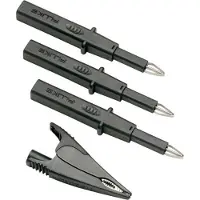 Fluke TLK 290 2435092 Veiligheids-testpuntenset Steekaansluiting 4 mm CAT II 1000 V, CAT III 1000 V Zwart 1 stuk(s)