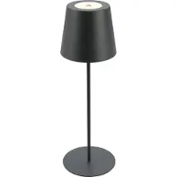 Briloner Kiki - Oplaadbare Tafellamp - dimbaar - voor binnen en buiten - in hoogte verstelbaar - warm wit licht - antraciet