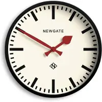 Newgate Luggage - Wandklok - Zwart