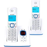 Alcatel-Lucent Téléphone fixe ALCATEL F 530 VOICE DUO BLEU