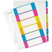 Leitz Tabblad wow index print pp a4+ 1-6 - 20 stuks