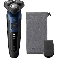 Philips SHAVER Serie 5000 S5465/18, roterende scheerkop, blauw, ComfortTech mesjes, knoppen, LED-indicator, vervang elke 2 jaar met SH30