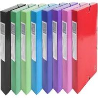 Exacompta Archiefdoos 50629E Kleurenassortiment Glanzend karton 25 x 33 cm 8 Stuks
