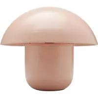 Kare Tafellamp Mushroom, geel / oranje, Woon-/ Eetkamer, metaal, Vintage, tafellamp