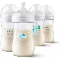 Philips AVENT Natural Response 4 babyflessen – 260 ml – flow 3- zeehond – SCY903/61