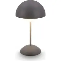 Briloner LED tafellamp op accu Kugle, antraciet, metaal, IP44, dimbaar. dimbaar, zwart, metaal, Modern