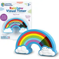 Learning Resources Rainbow Visual Timer - Visuele Tijd timer voor Kinderen - Regenboog - 3+